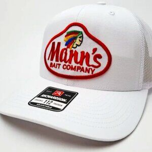 Mann's Bait Company Richardson 112 Trucker Mesh Snapback Cap Hat